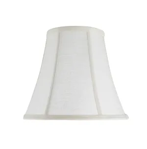 # 30040 Transitional Bell Shape Spider Construction Lamp Shade in Off White Linen Fabric, 11" wide (6" x 11" x 9 3/4")