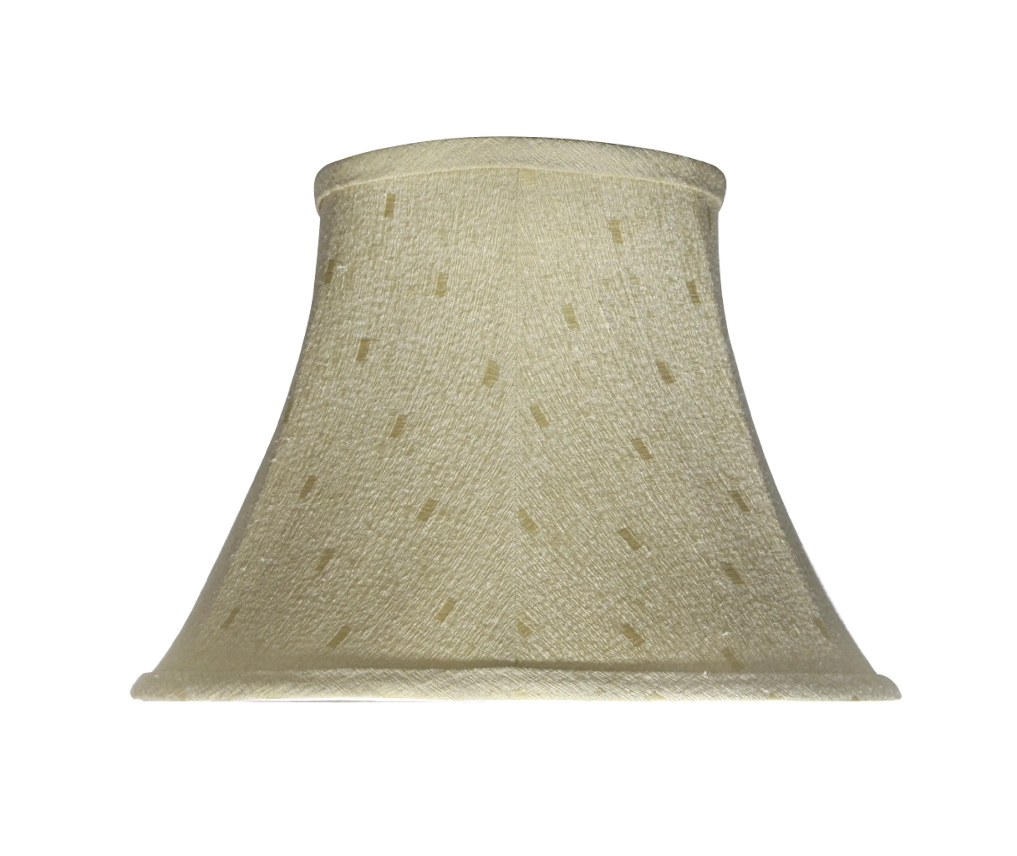 # 30100 Transitional Bell Shape Spider Construction Lamp Shade in Camel, 13" wide (7" x 13" x 9 1/2")