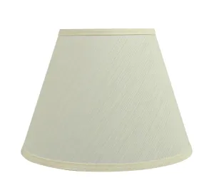 # 32684 Transitional Hardback Empire Shaped Spider Construction Lamp Shade in Eggshell, 13" wide (7" x 13" x 9 1/2")