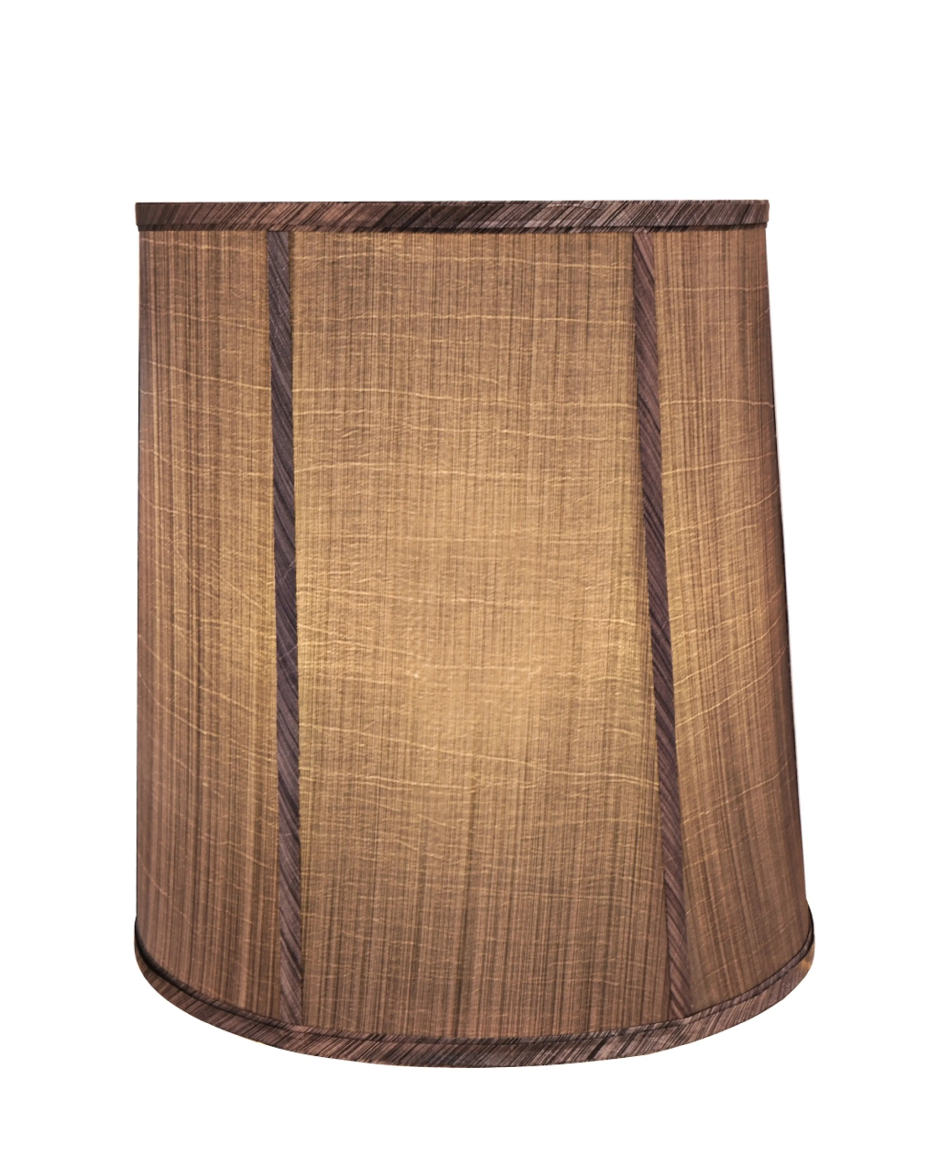 # 35036 Transitional Drum (Cylinder) Shaped Spider Construction Lamp Shade in Grey & Black 14" wide (12" x 14" x 15")