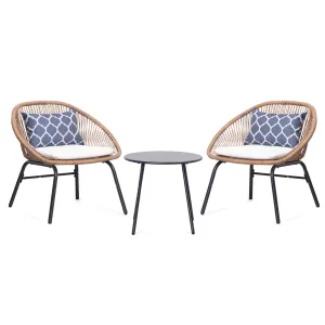 3-piece Wicker Bistro Set