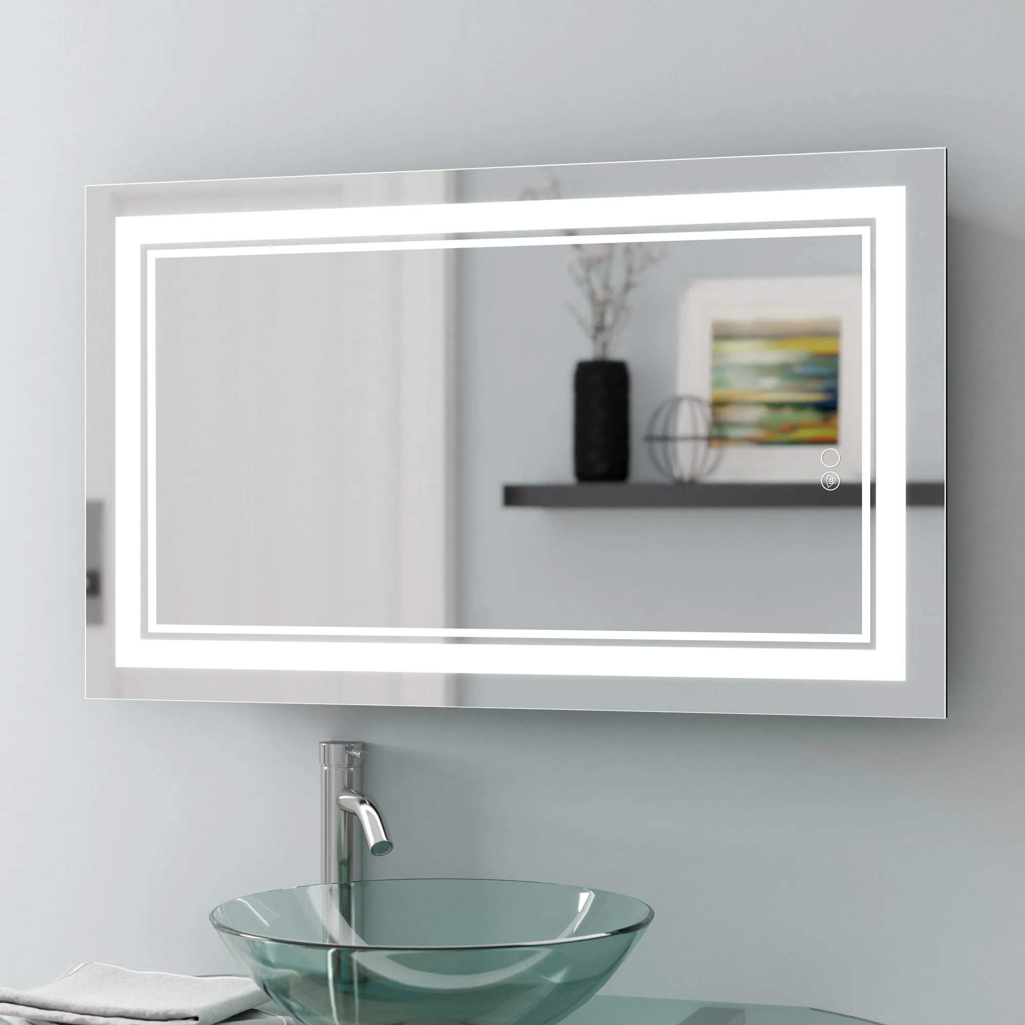 39-in H x 24-in W LED Bathroom Mirror