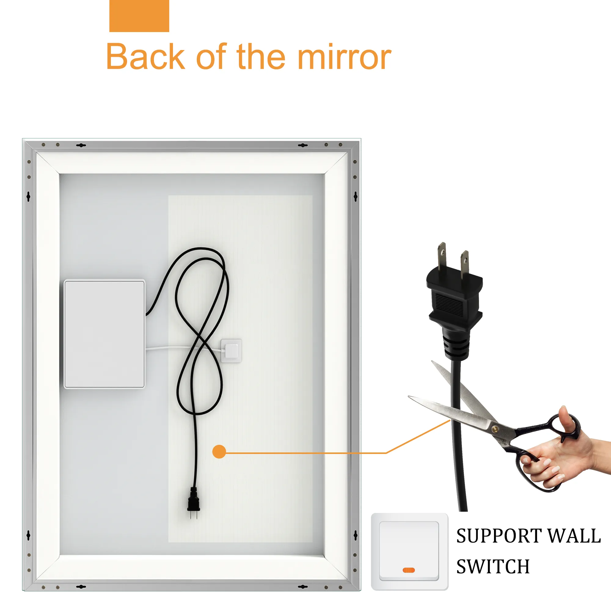 39-in H x 24-in W LED Bathroom Mirror