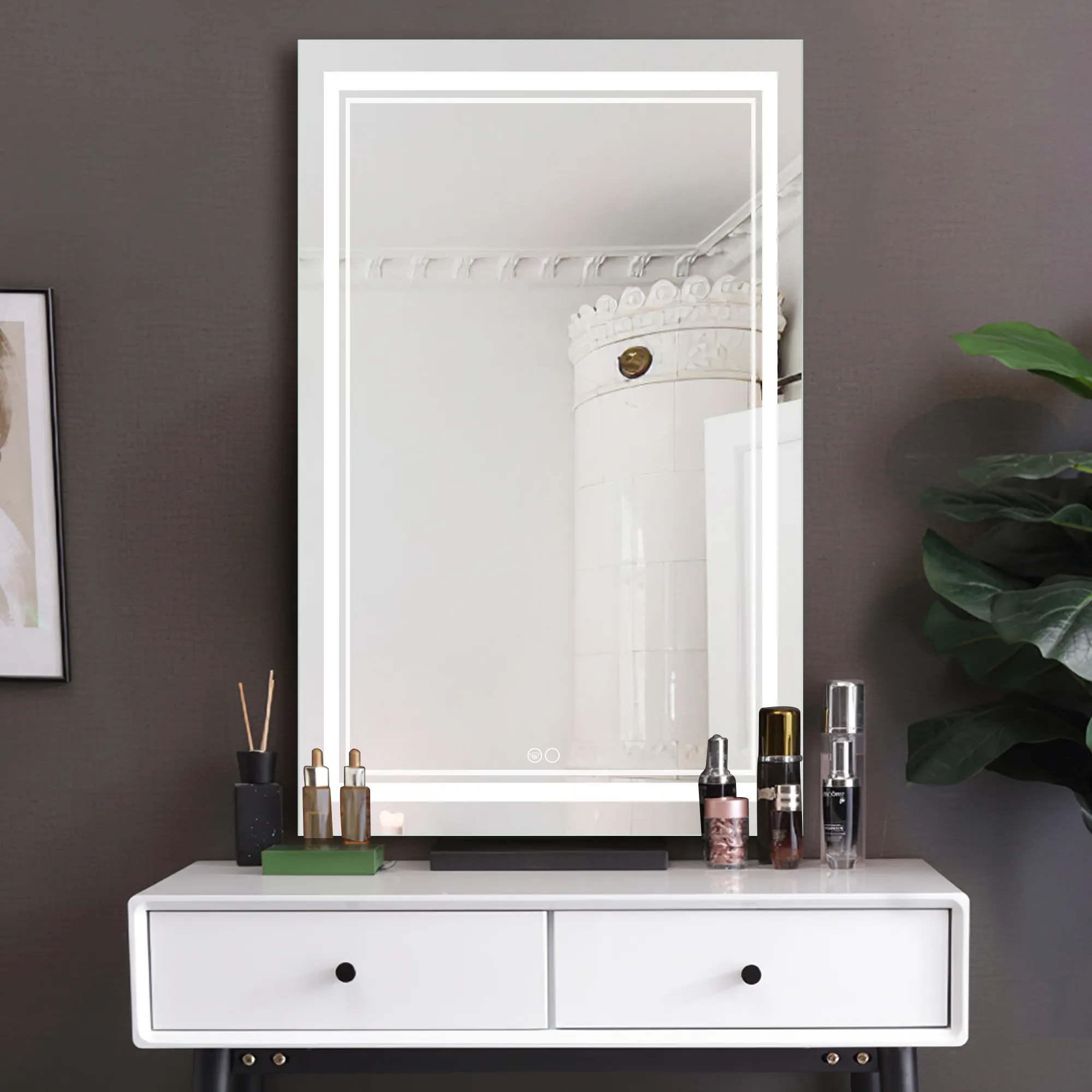 39-in H x 24-in W LED Bathroom Mirror