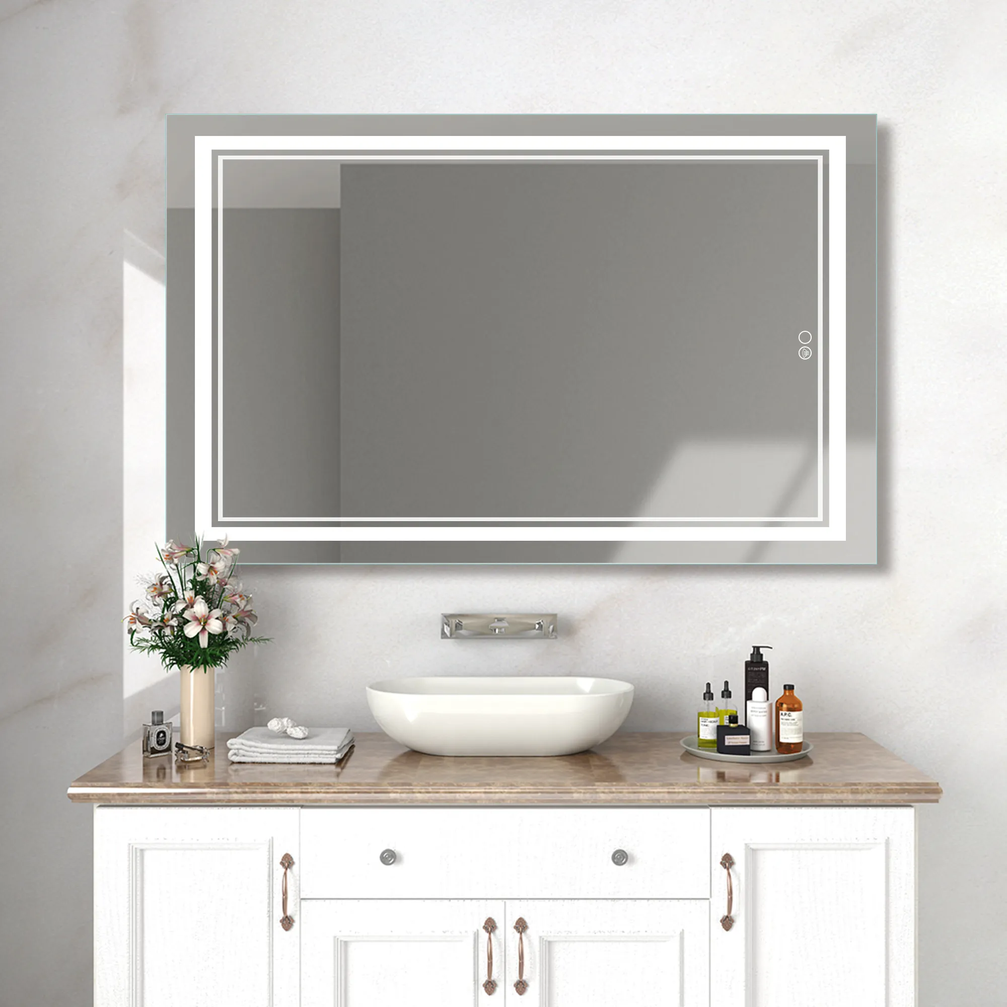 39-in H x 24-in W LED Bathroom Mirror