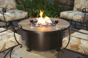 42" Dia. Round Santorini Iron Fire Pit by Ow Lee