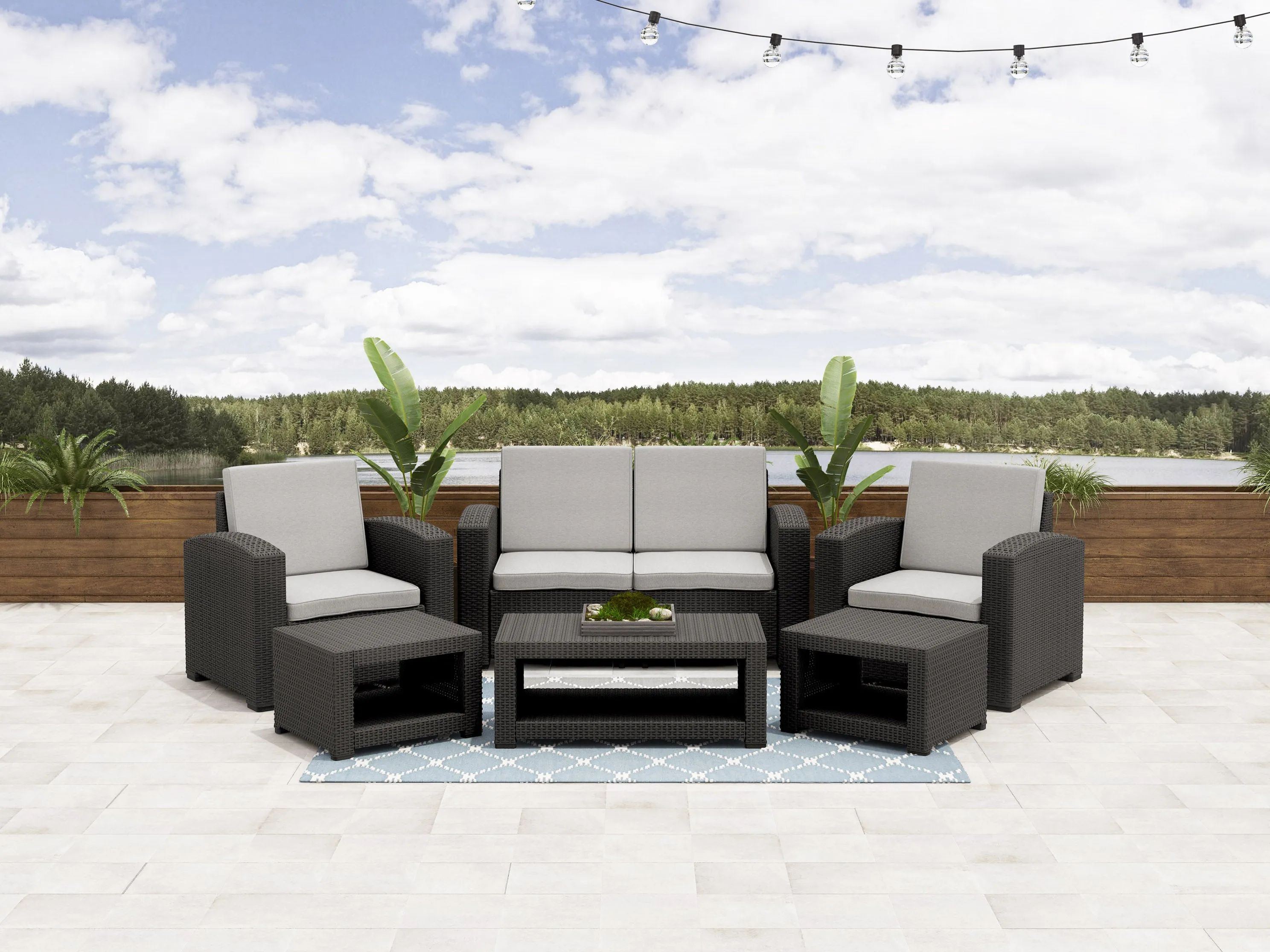 6 Piece Patio Set