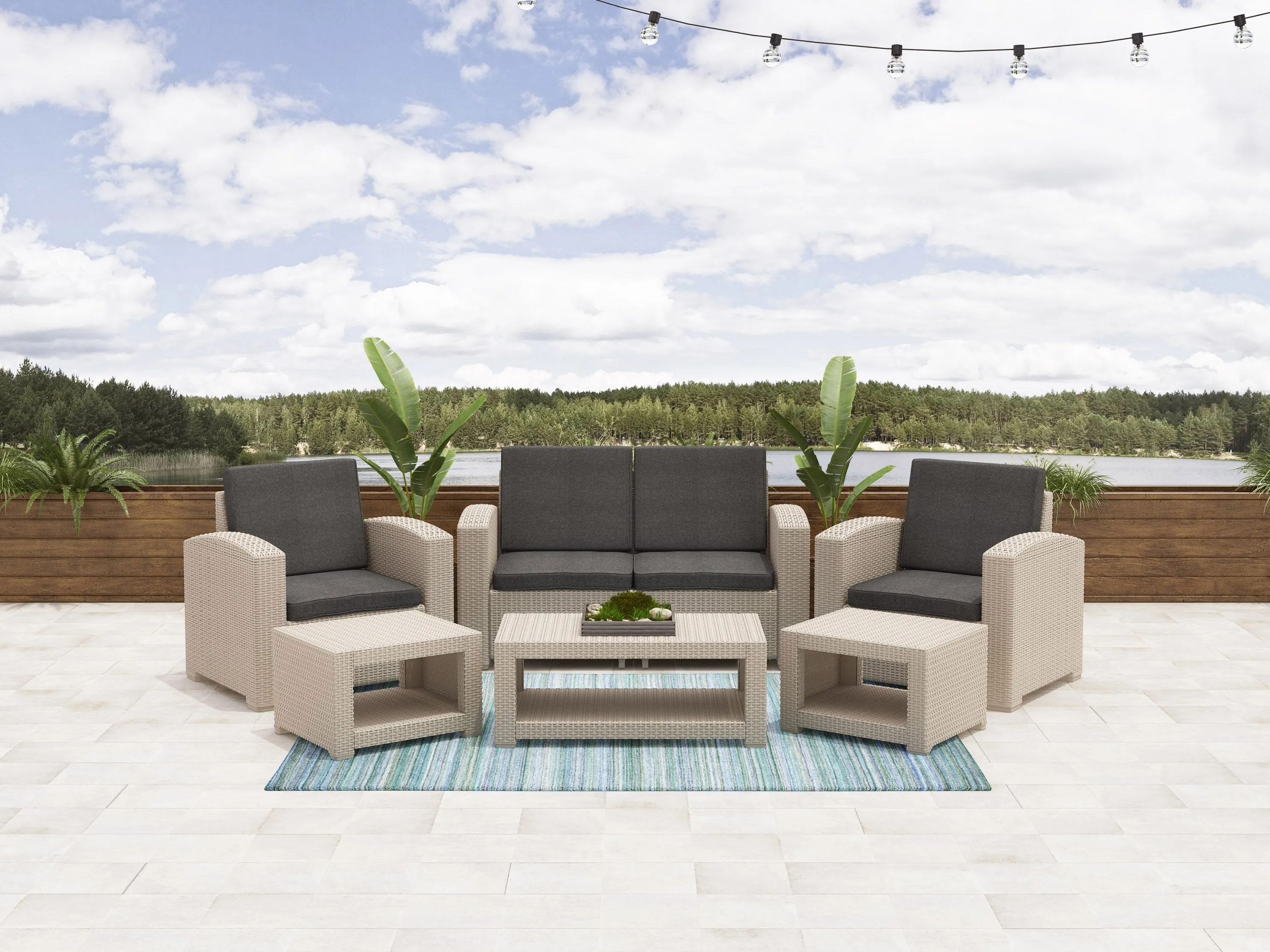 6 Piece Patio Set