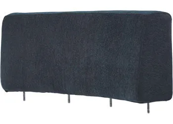 Aalto - Concave Ottoman Back Rest - Navy - 100x37c