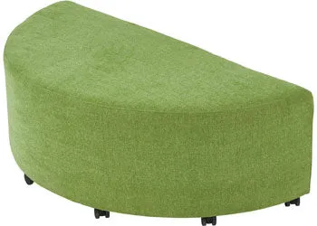 Aalto - Semi Circle Ottoman - Lime - 120x60x43cm