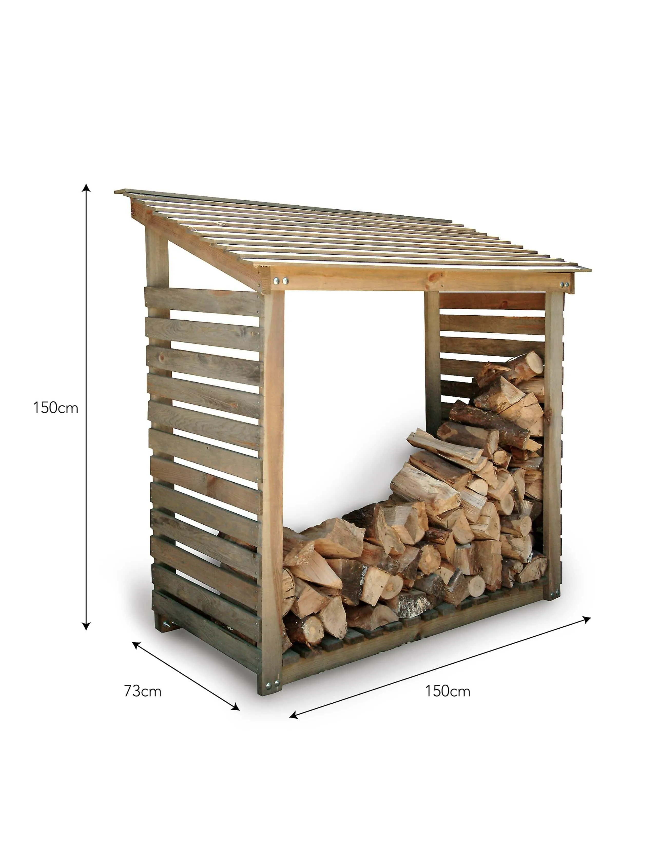 Aldsworth Log Store - Wide