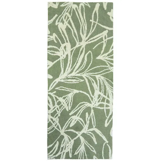 Avocado Garden Runner Rug - 21" x 54"