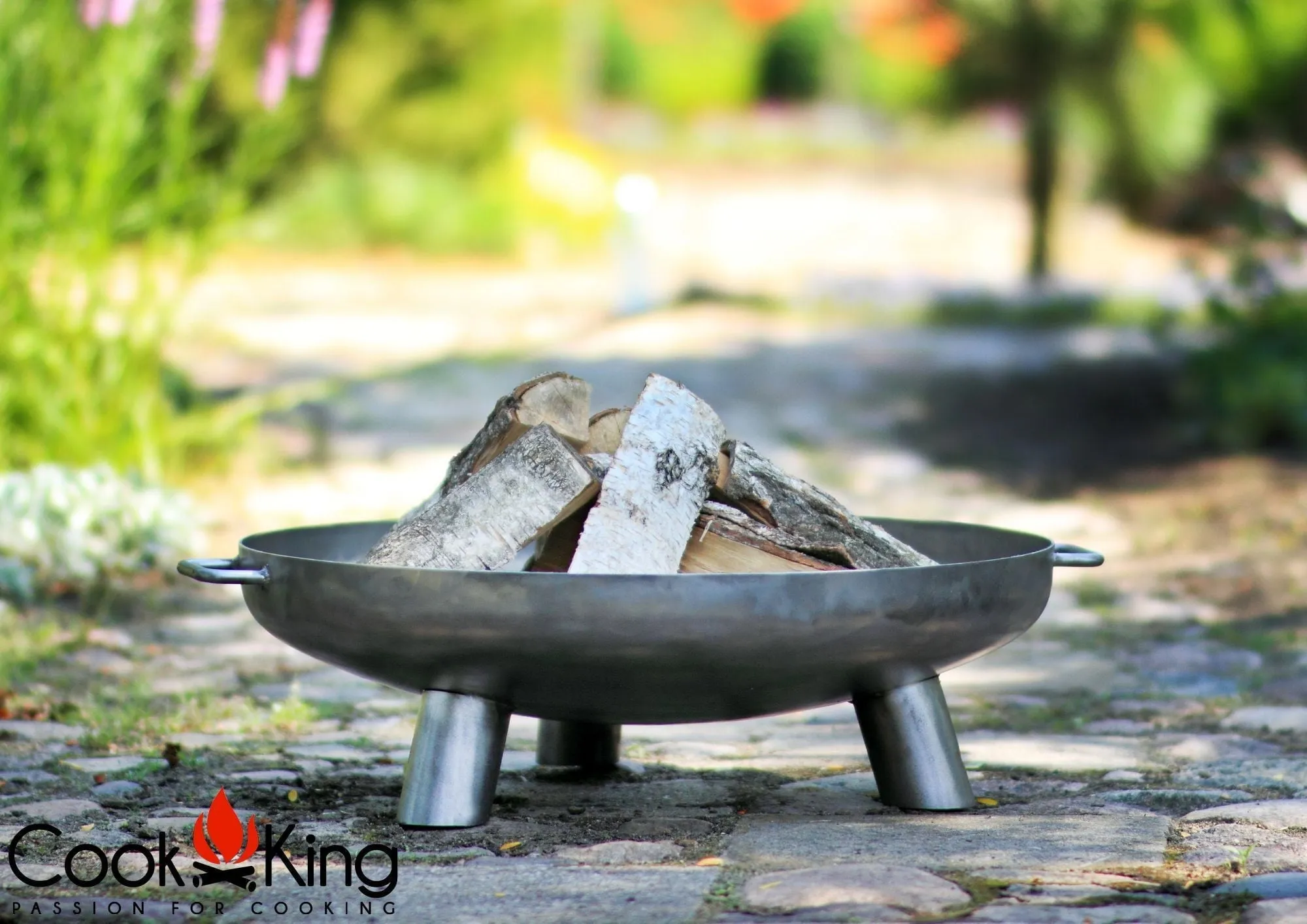 Bali Fire Bowl Pit - Cook King Garden and Outdoor Patio Entertaining Portable Metal Round Fire Bowl 60cm 80cm 100cm