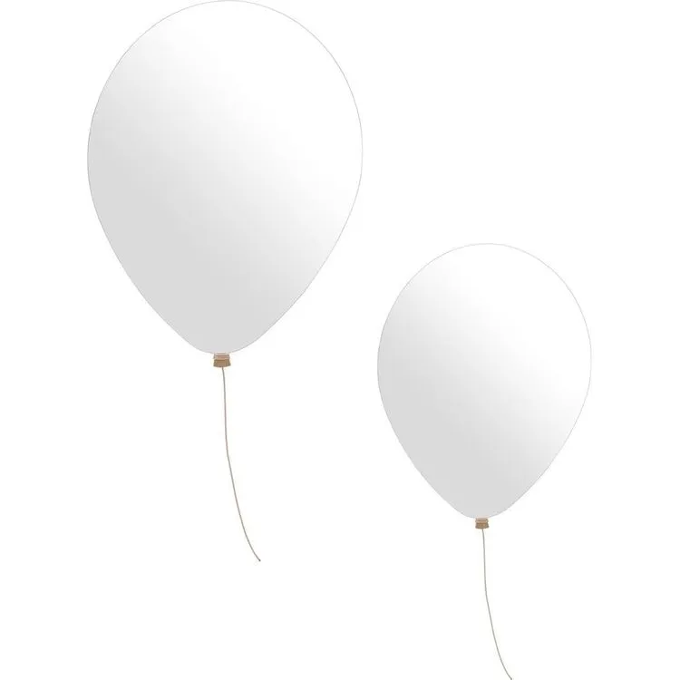 Balloon Mirror Large and Small Set