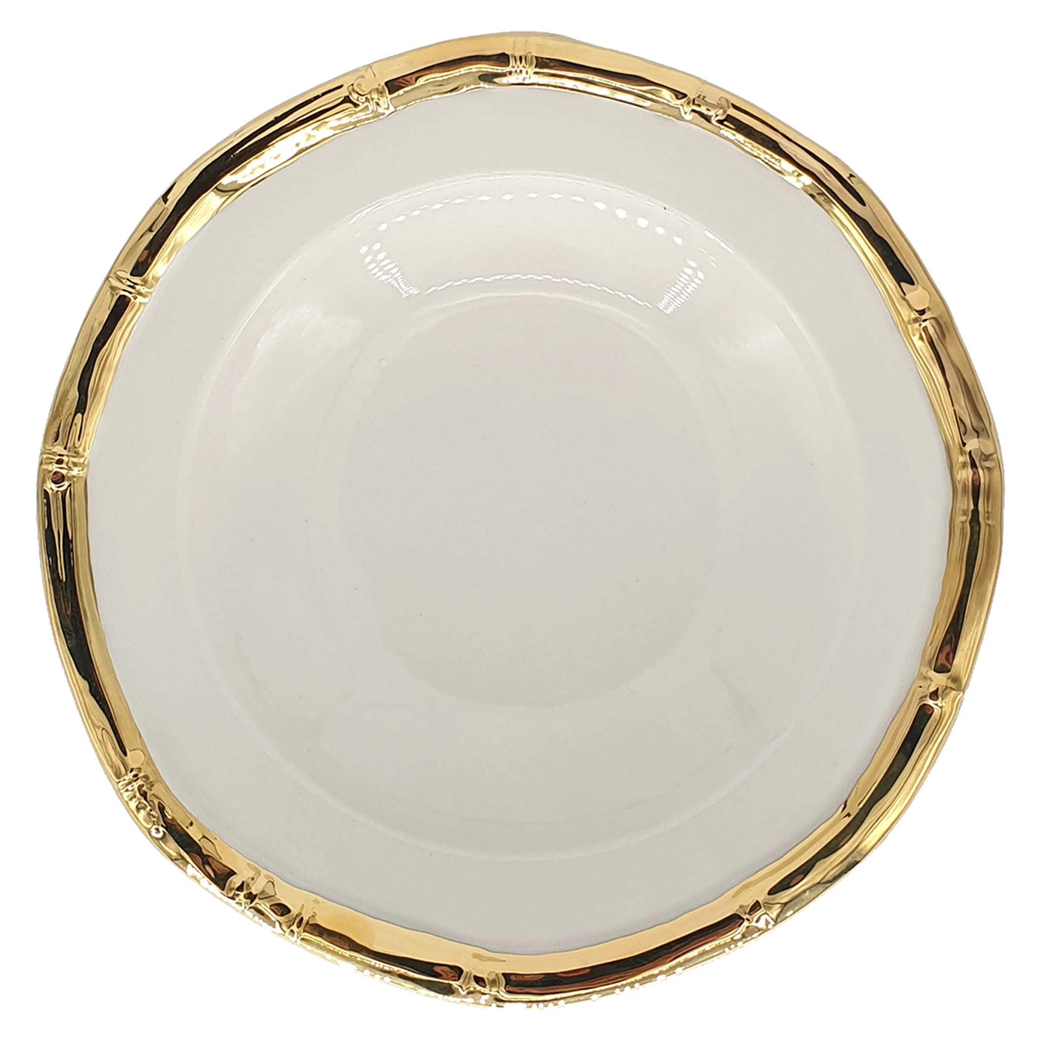 Bamboo Dinner Plate Gold