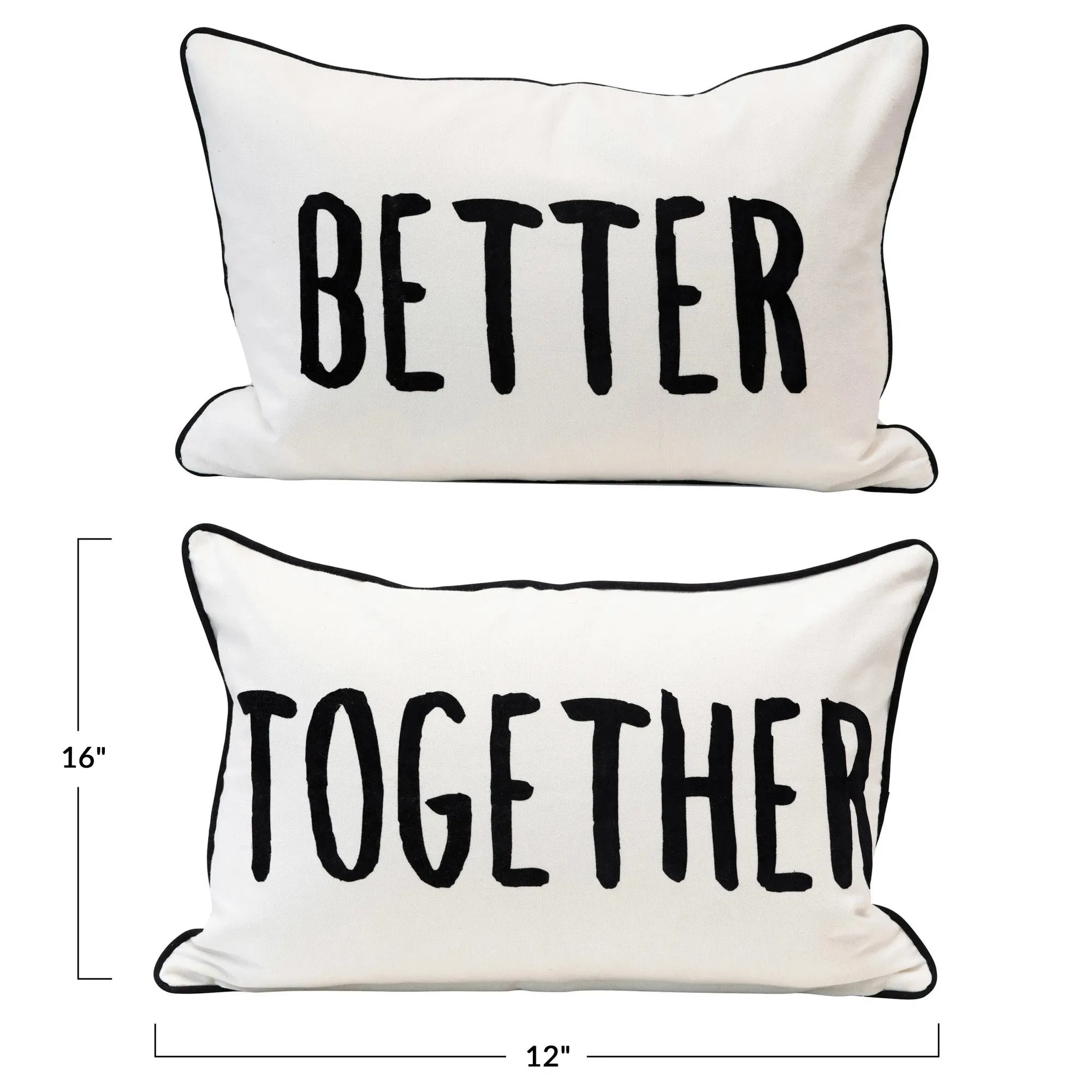 BETTER TOGETHER LUMBER PILLOW