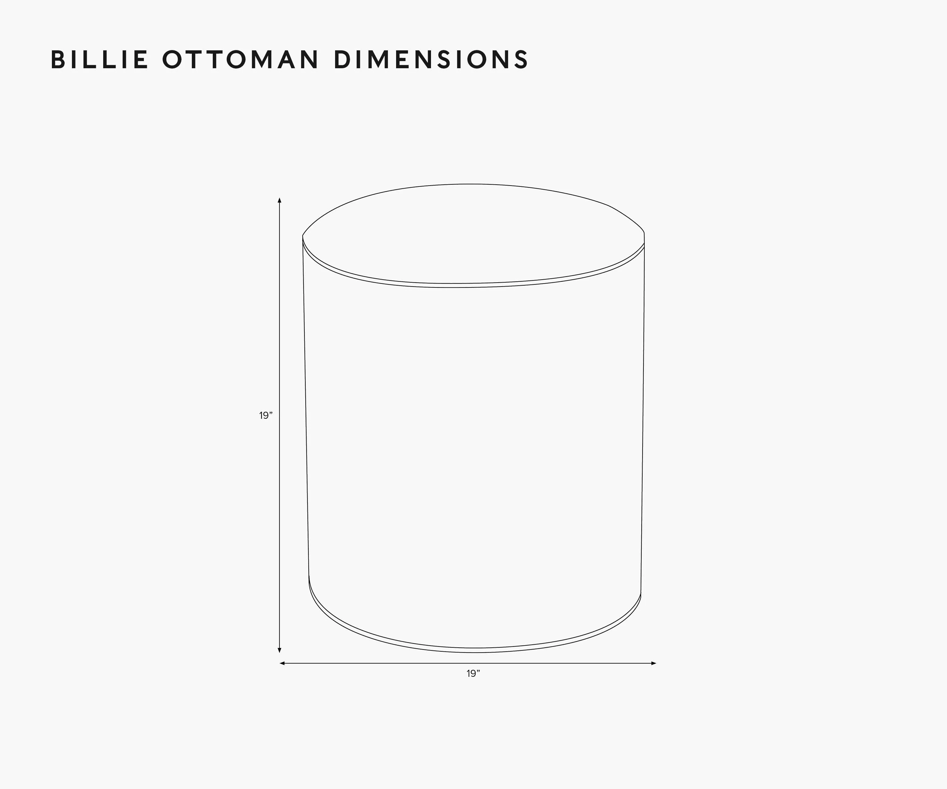 Billie Ottoman - Aviary