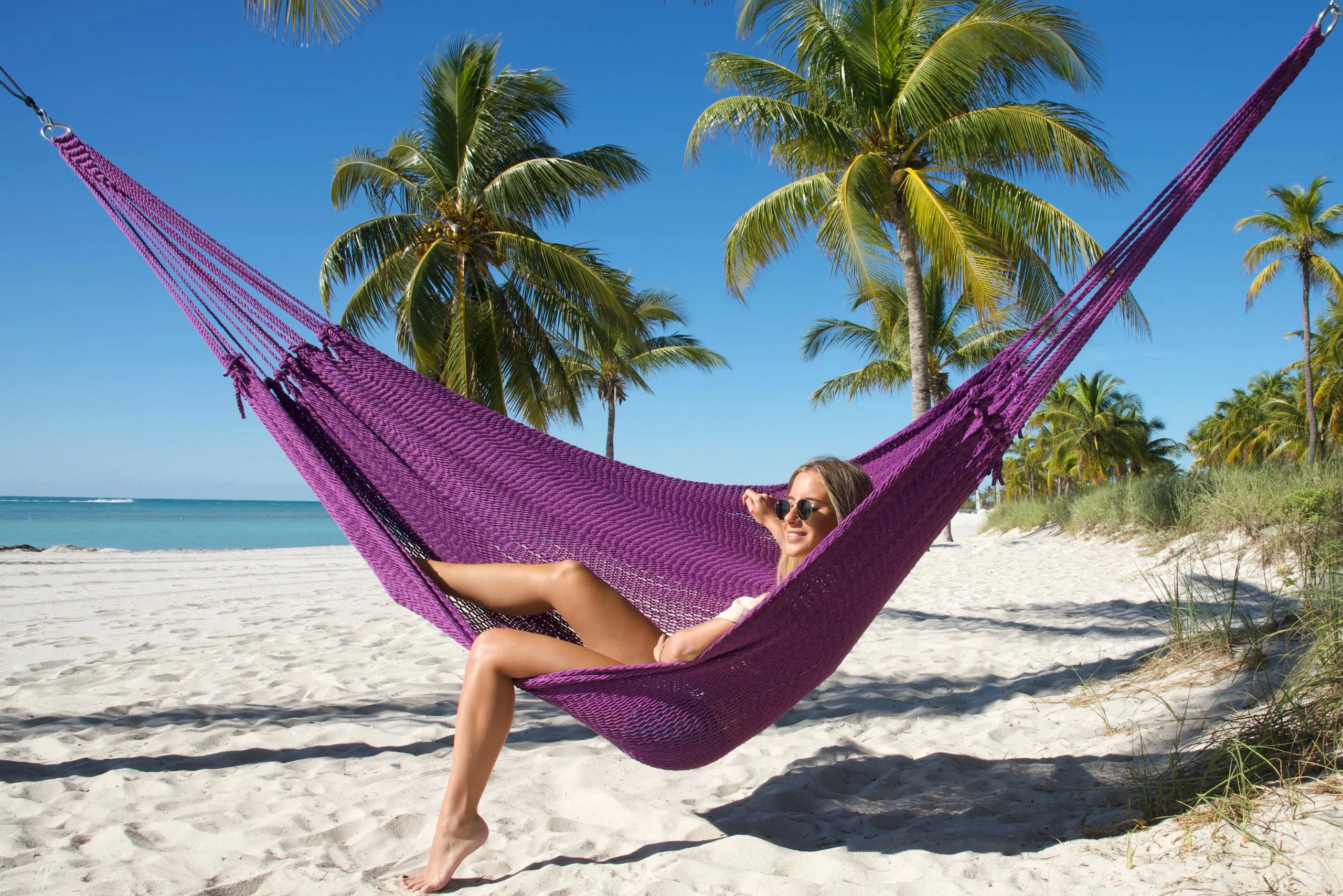 Caribbean Mayan Hammock - Purple