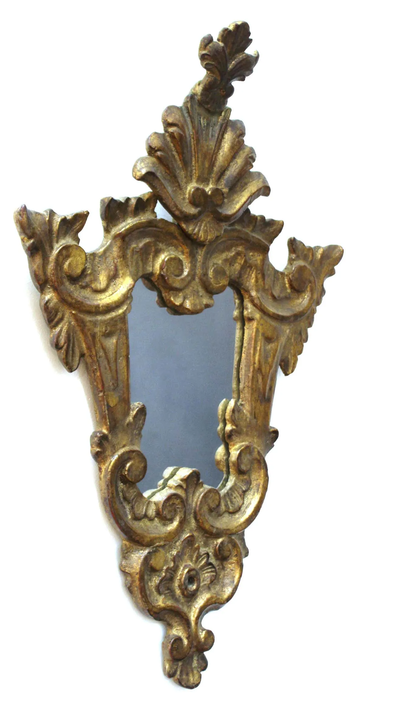 Cavallo Baroque Revival Carved Giltwood Mirror