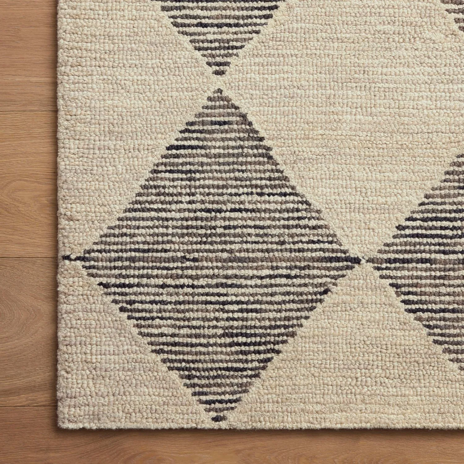 Chris Loves Julia x Loloi Francis Beige & Charcoal Rug