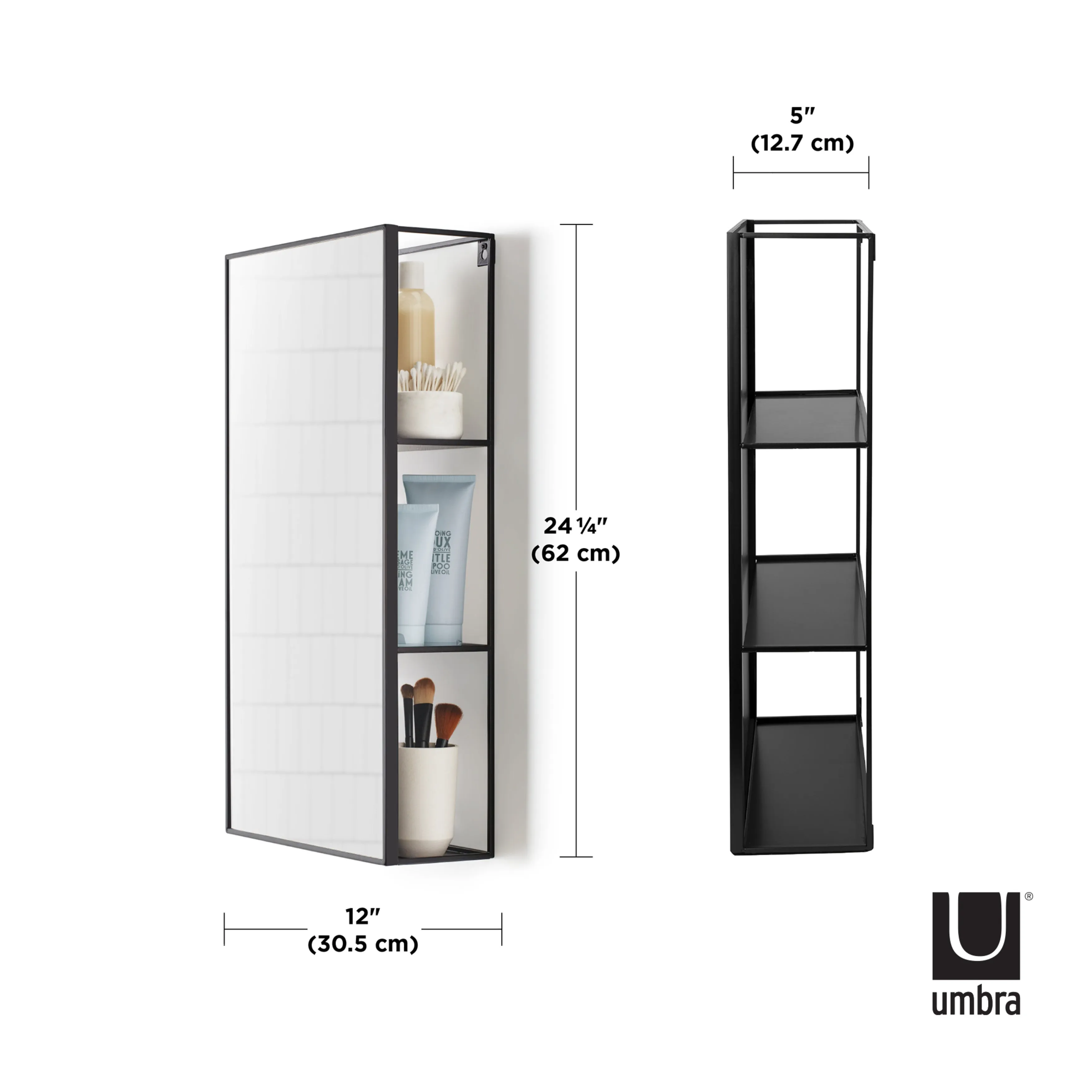 Cubiko Wall & Storage Mirror