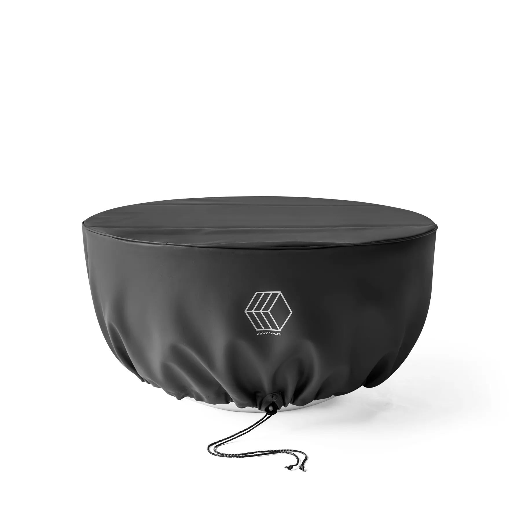 Dekko Serenade 32" Concrete Fire Bowl & Cover