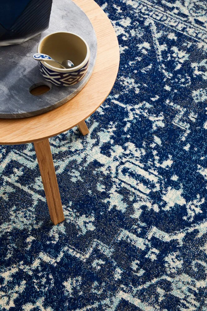 Evoke 253 Rug (Navy) by Rug Culture