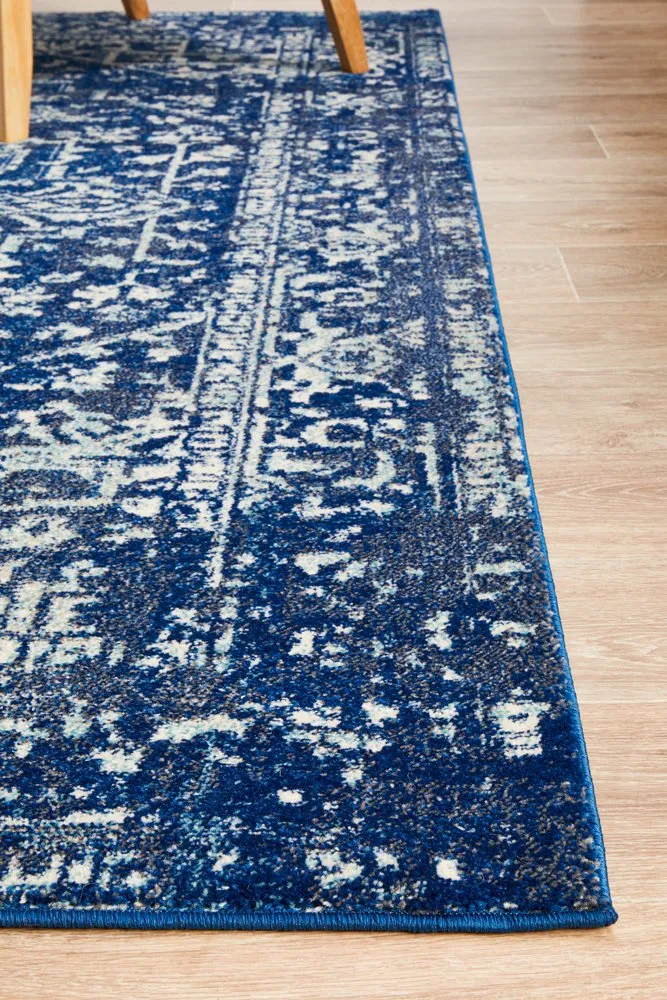 Evoke 253 Rug (Navy) by Rug Culture