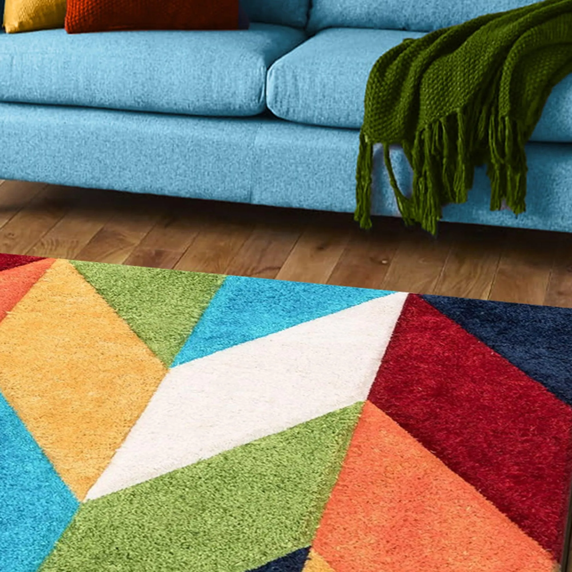 Farookht Shag Area Rugs for Living Room, Shaggy Floor Carpet for Bedroom, Girls Carpets, Kids Home Decor Rugs, Cute Luxury Non-Slip, F-SH-004