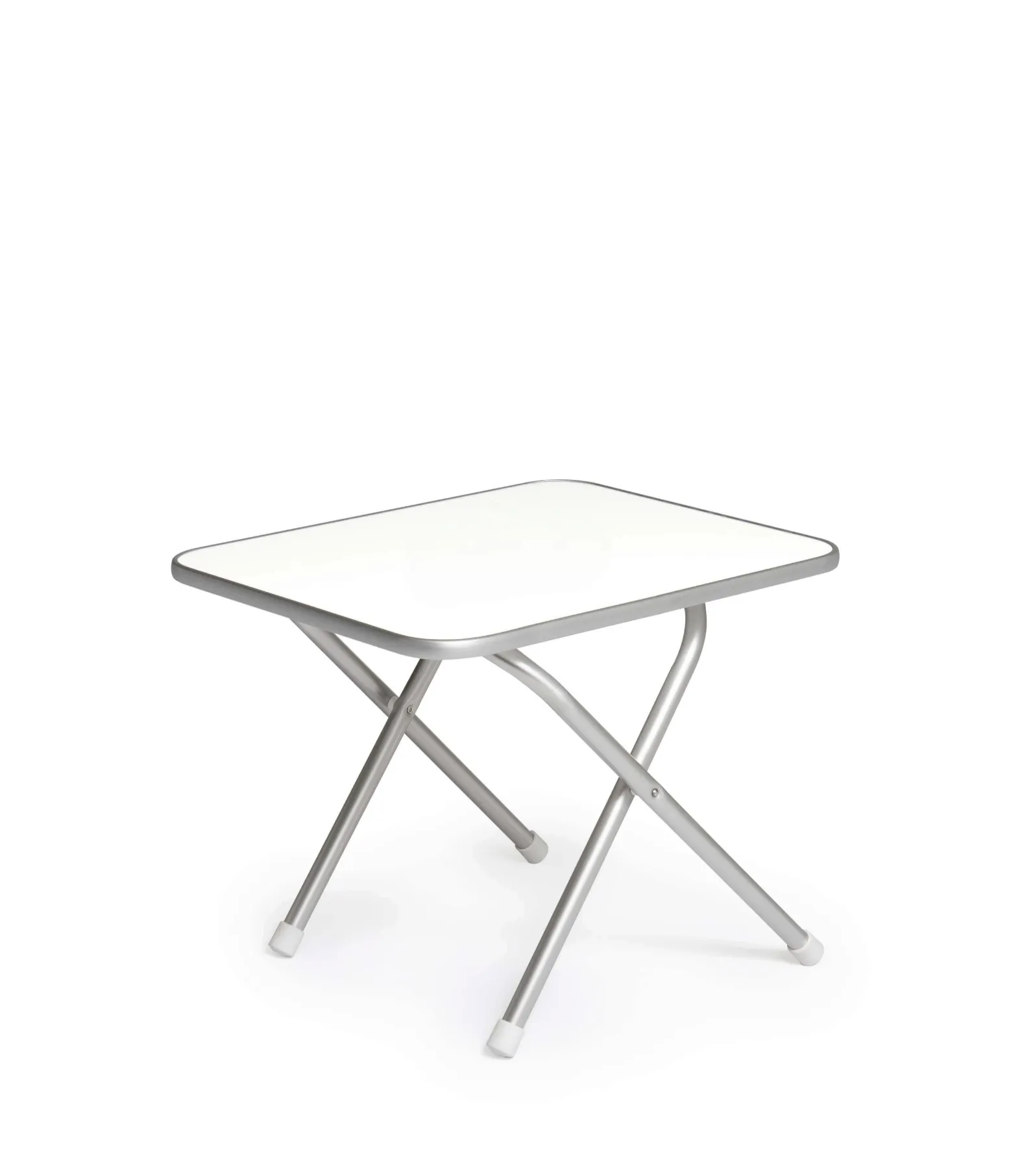 Folding Aluminum and Melamine Top Outdoor Table 48 x 59 x 49 cm-M500X