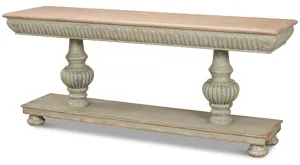 Fountainebleau Sage Console Table