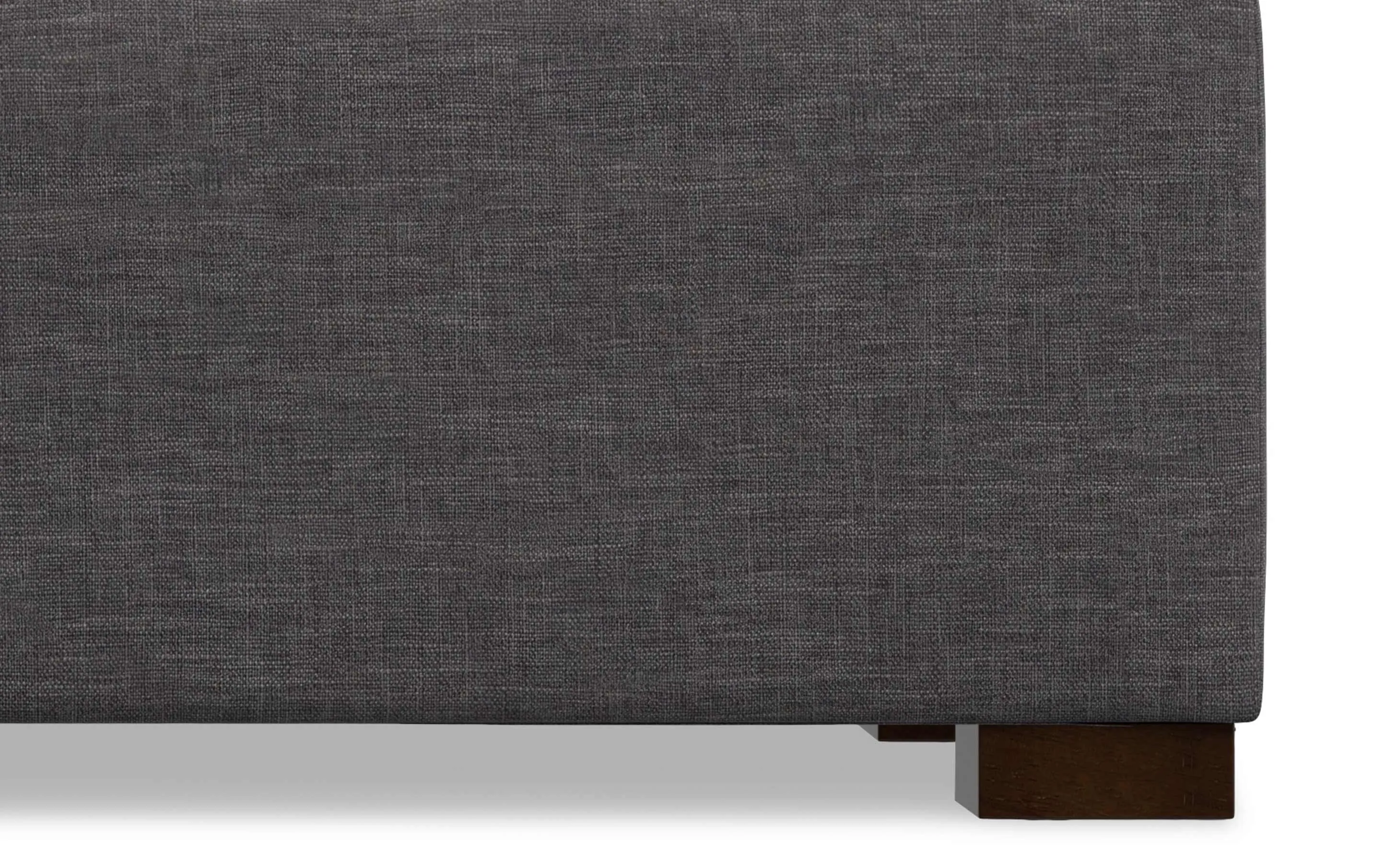 Gabbie Rectangular Storage Ottoman in Linen