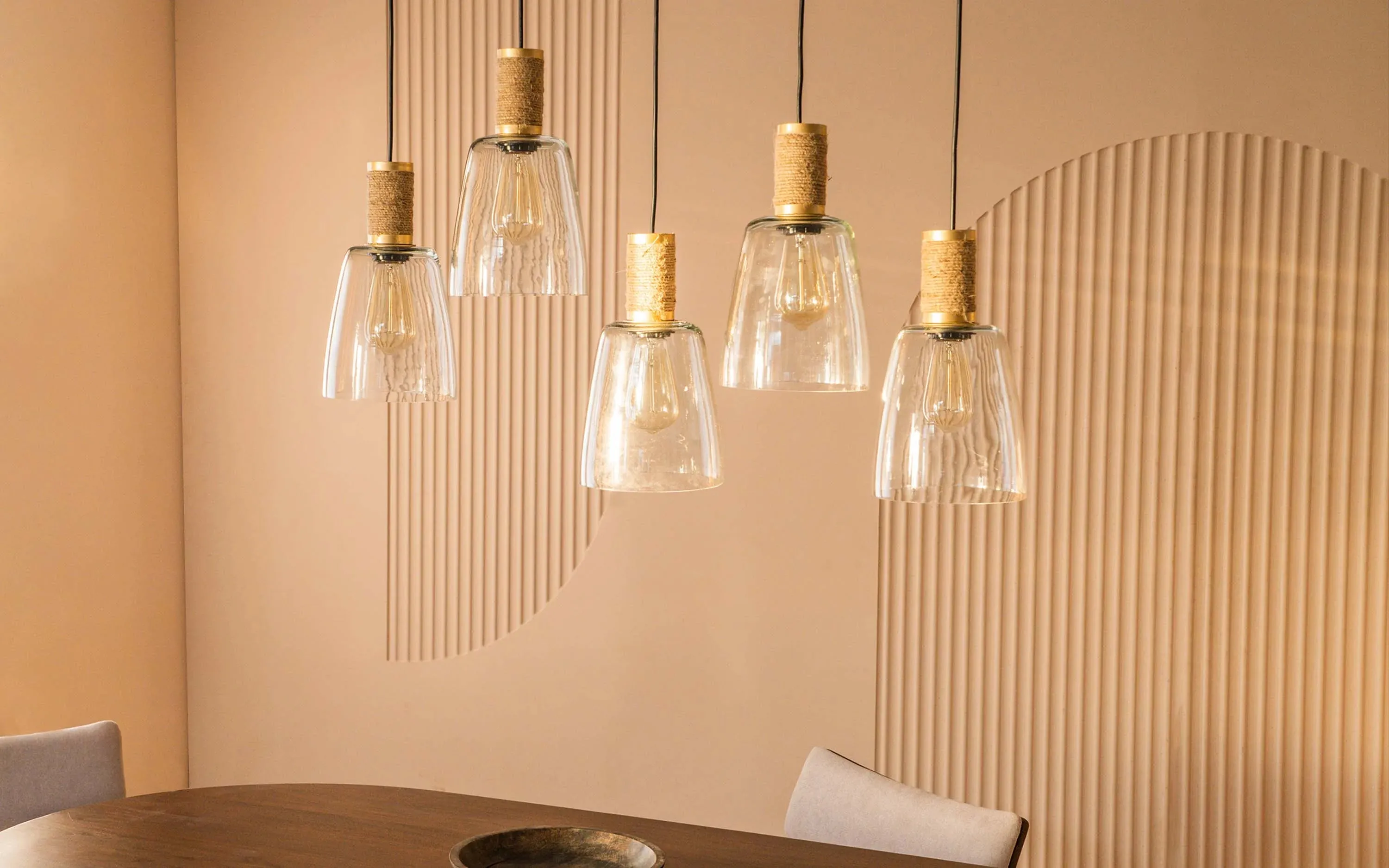 Gambi Cluster of 5 Hanging Lamp