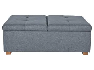 Grey Double Storage Ottoman