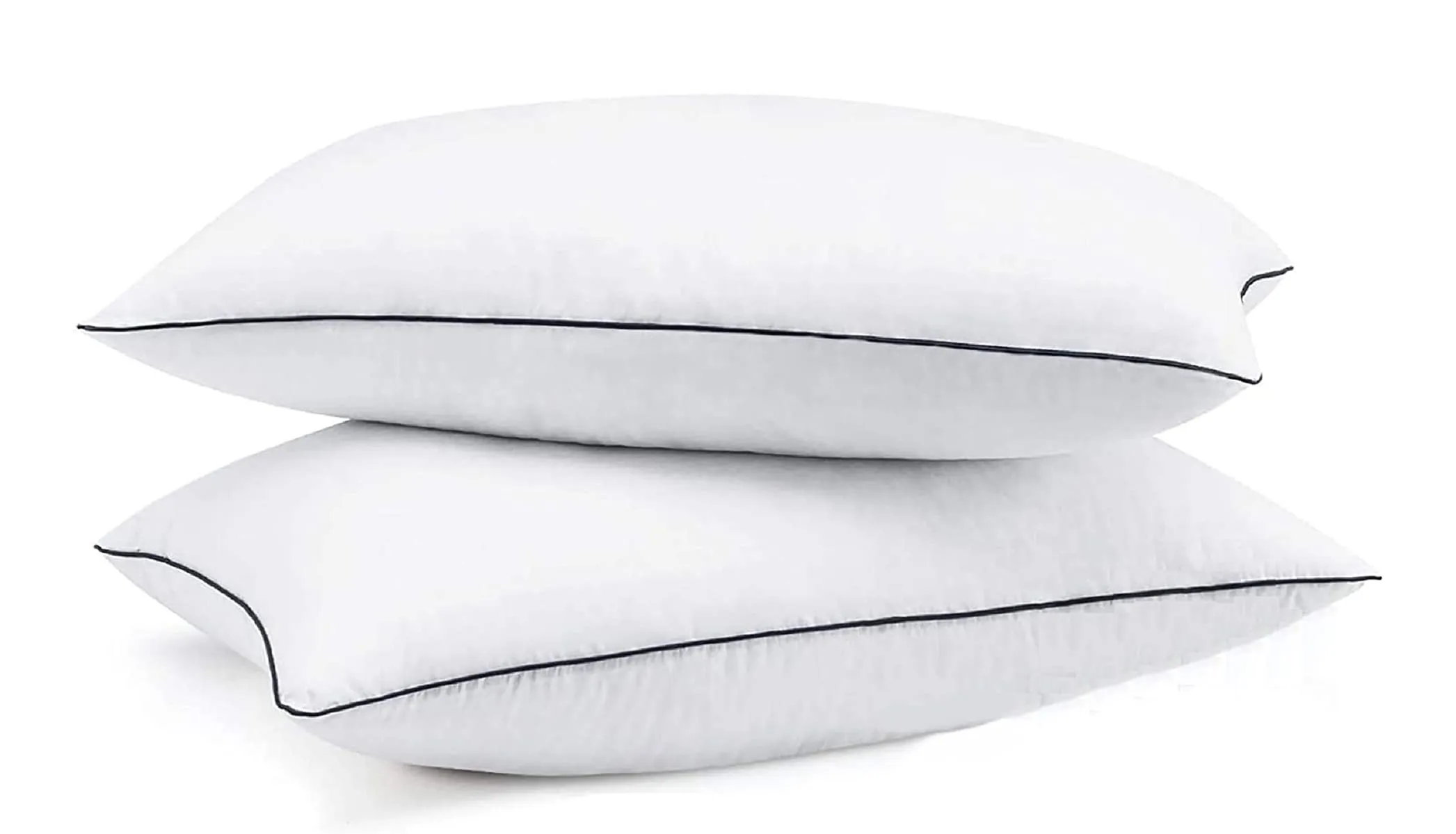 Habitat rectangular 20x36 Inches pillow, Set of 2, Bed Isla Pillows for Sleeping - Pillows King Size, Premium Hotel Quality 2 Pack (Pillow Insert) White