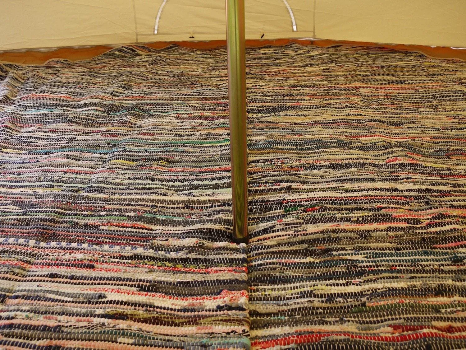 Half Moon Rag Rug Mats