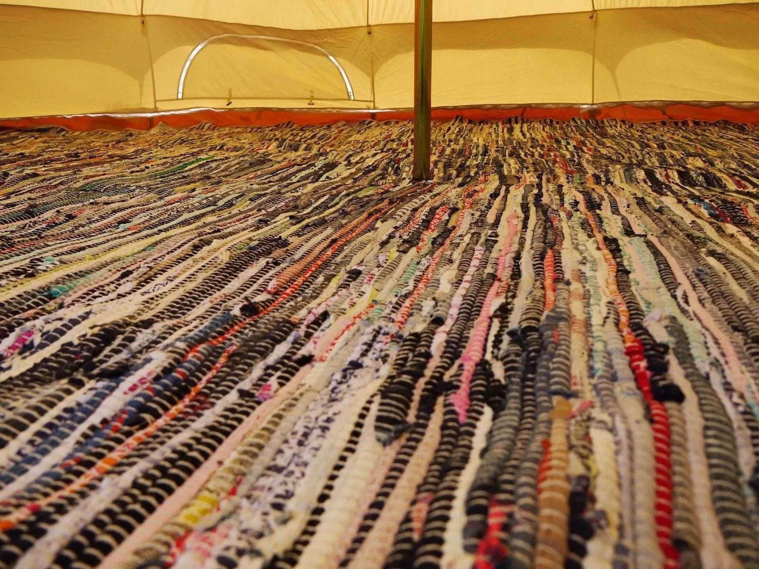 Half Moon Rag Rug Mats