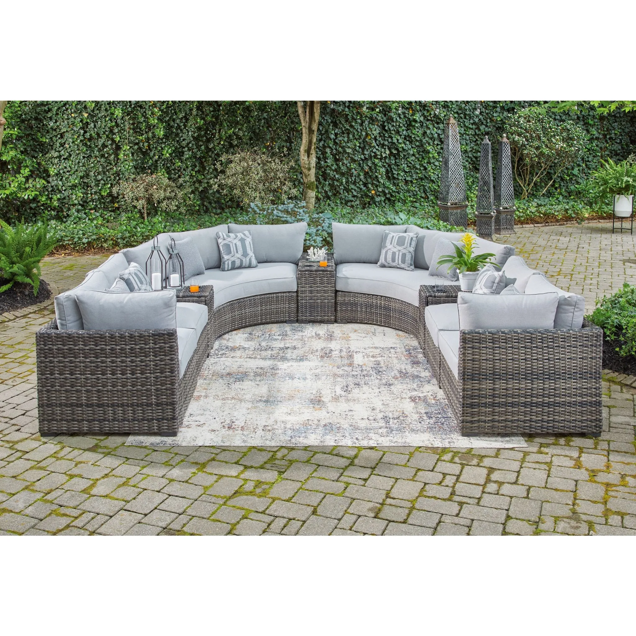 Harbor Court 9 Piece Outdoor Sectional