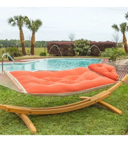 Hatteras Hammock Large Tufted Hammock - Sunbrella Echo Sangia