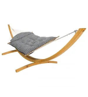 Hatteras Hammock Large Tufted Hammock - Sunbrella Luxe Indigo