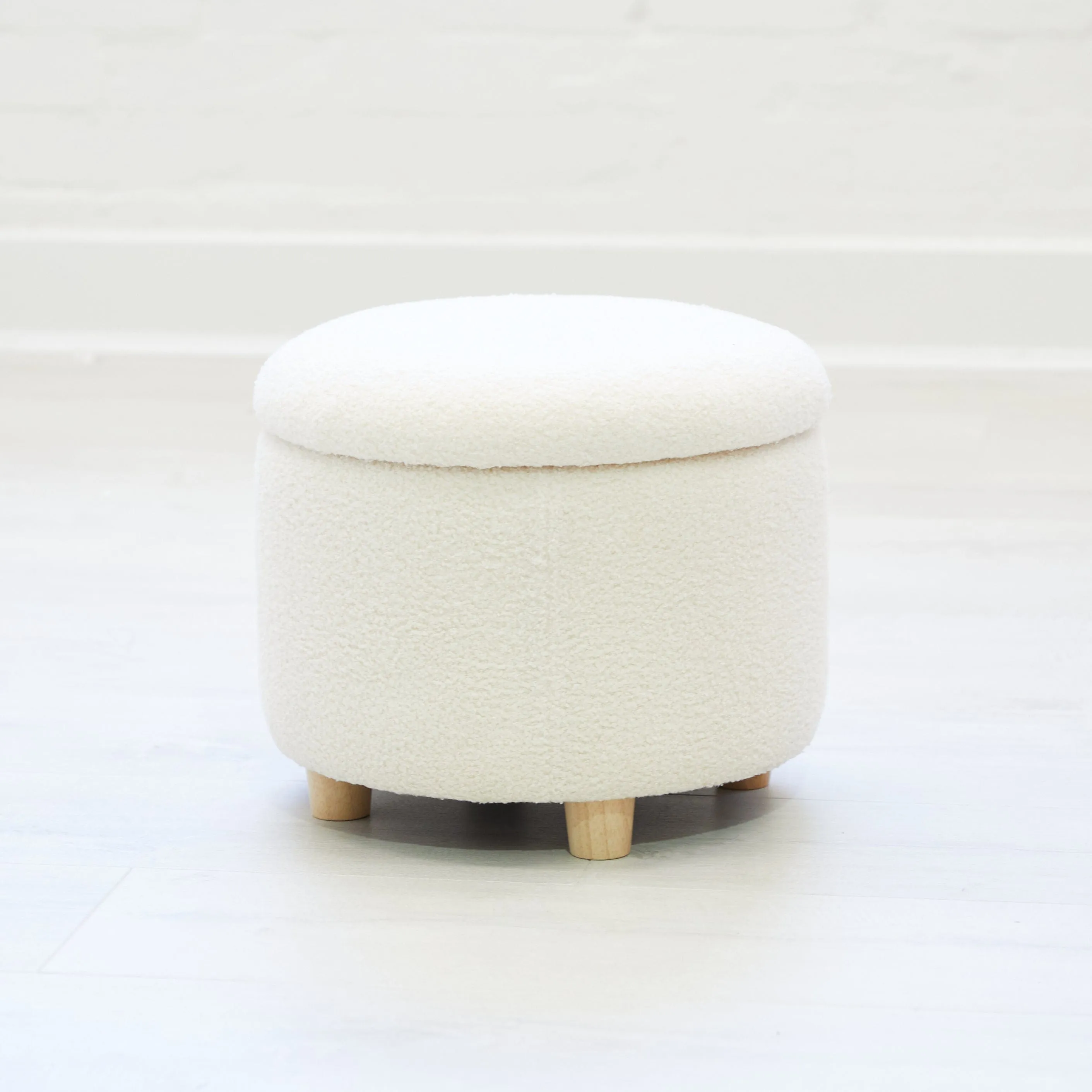 Haven Teddy Boucle Footstool / Ottoman