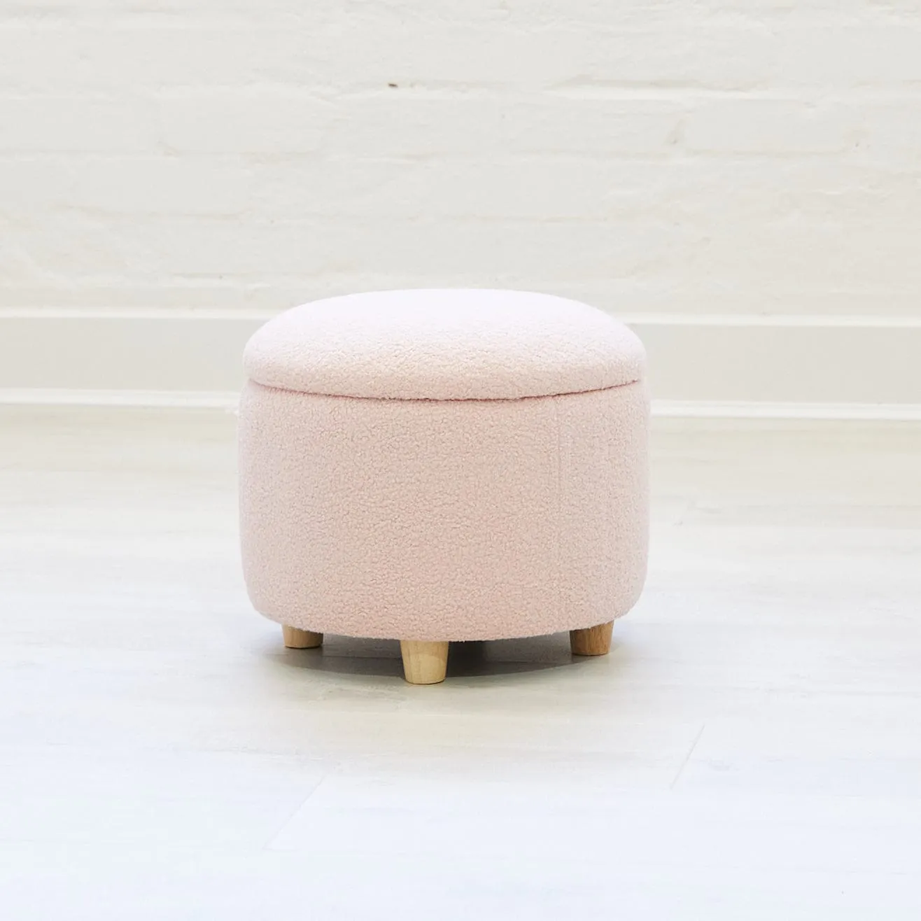 Haven Teddy Boucle Footstool / Ottoman