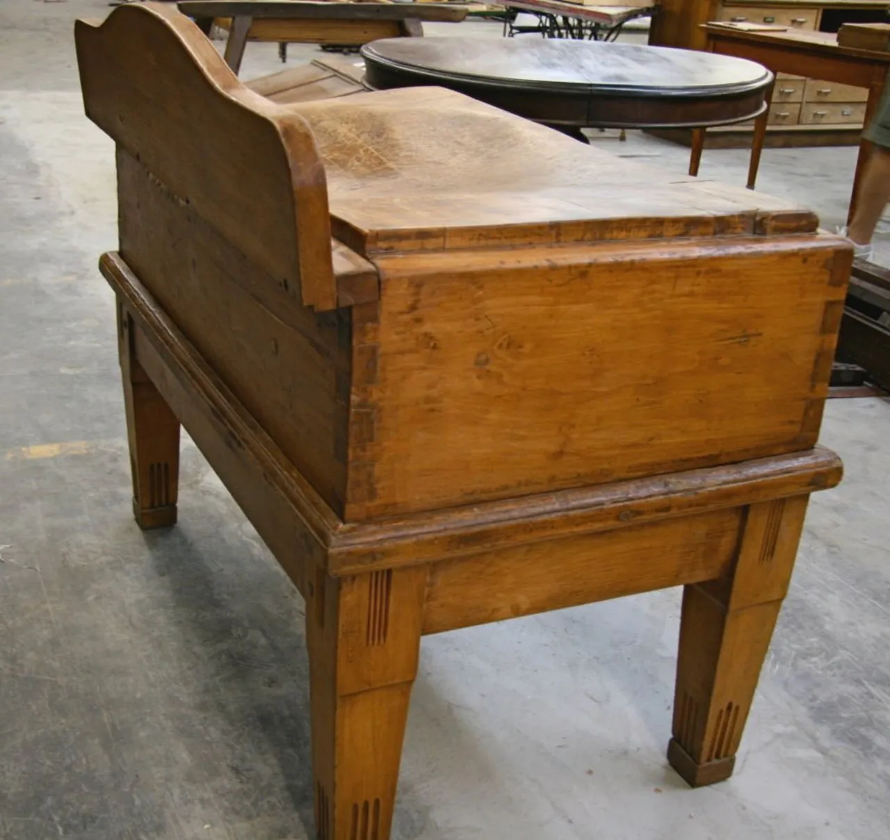 Italian 19th C. Butcher Block