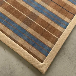 Jamie Fraser Rug With Sandstone Binding