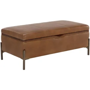 Kael Storage Bench, Tobacco Tan