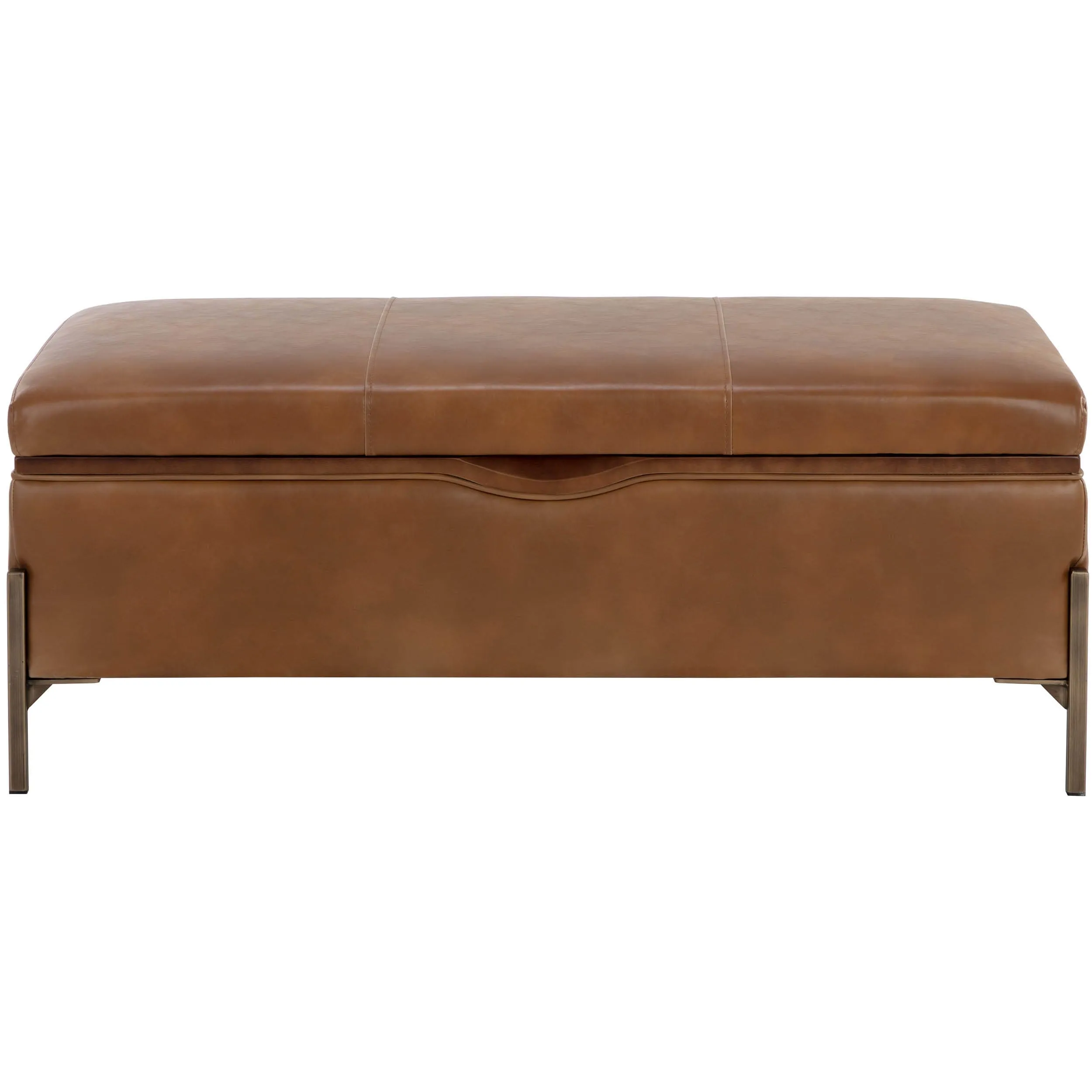 Kael Storage Bench, Tobacco Tan