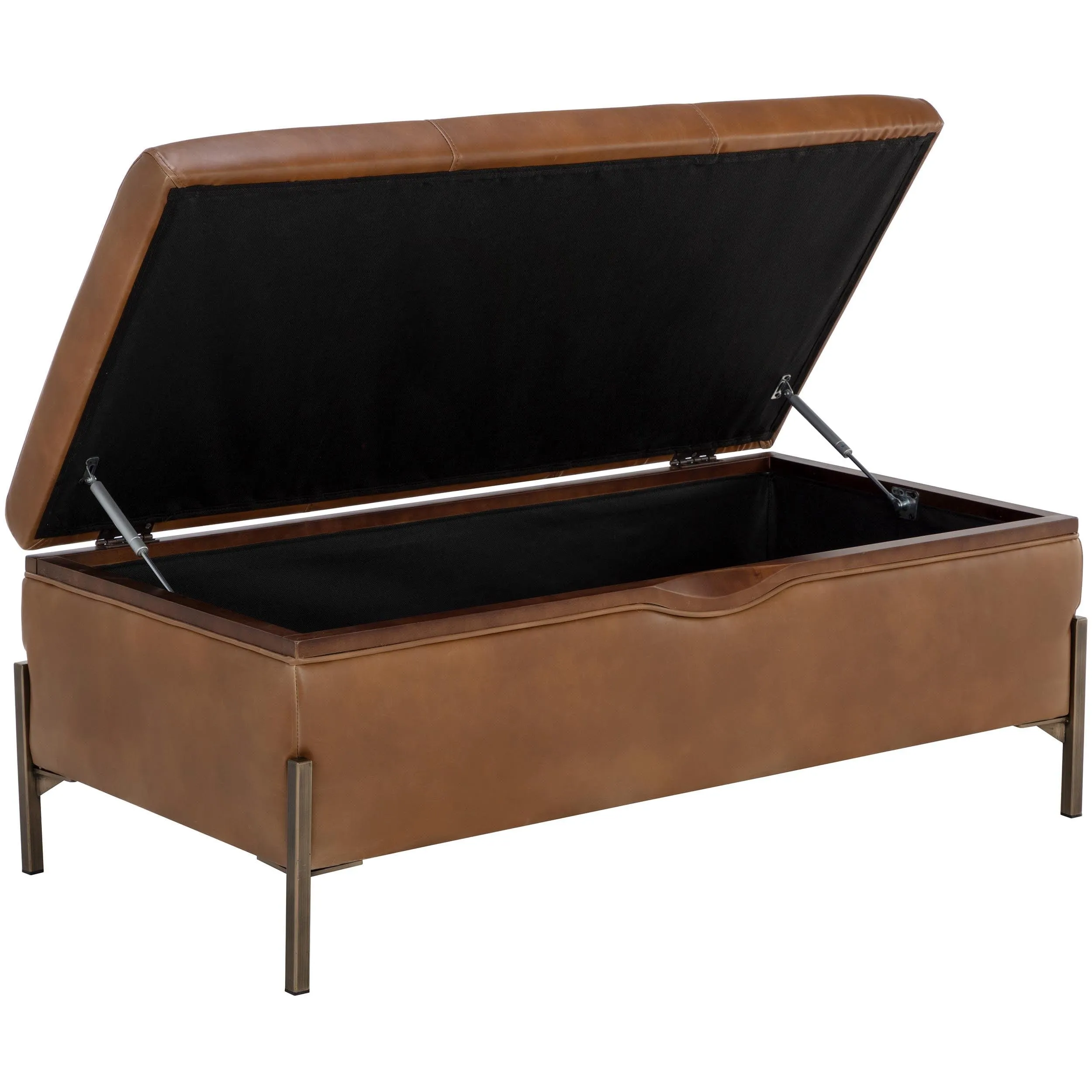 Kael Storage Bench, Tobacco Tan