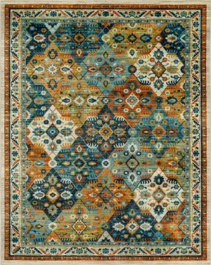 Kaleidoscope ZS013 A416 Mele Multi Rug