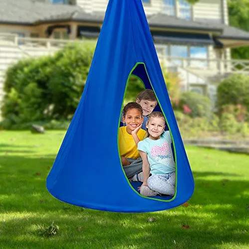 Kids Hanging Nest Swing Chair Nook - Sorbus