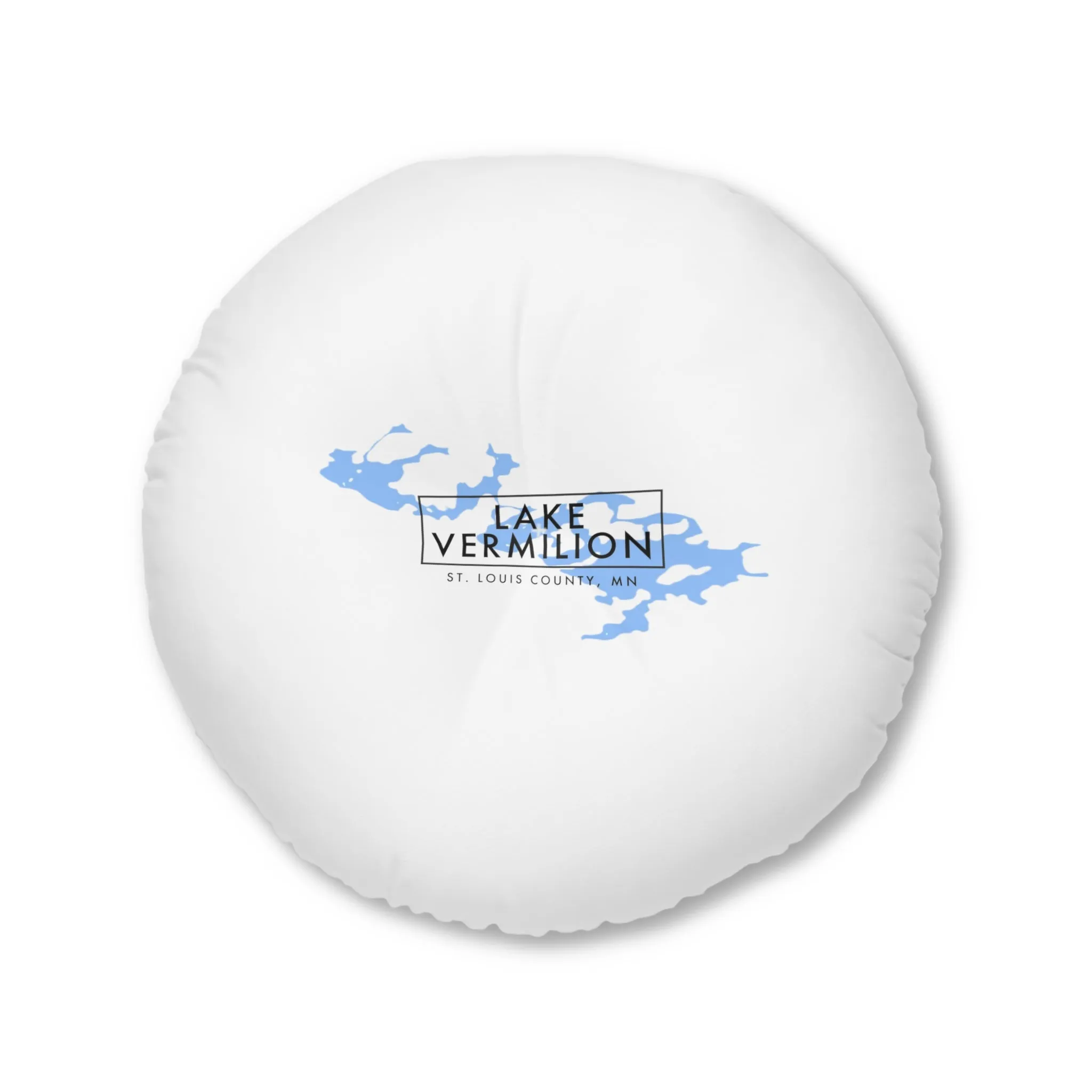 Lake Vermilion - MN - Tufted Floor Pillow, Round